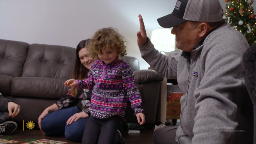 CHI employee Josh Ryan and his nine-year-old daughter